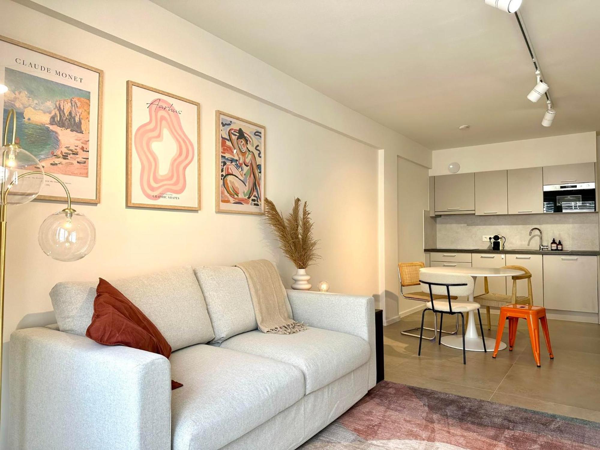 Studio F - 2 Personen - Op 250M Van De Zee Остенде Екстериор снимка